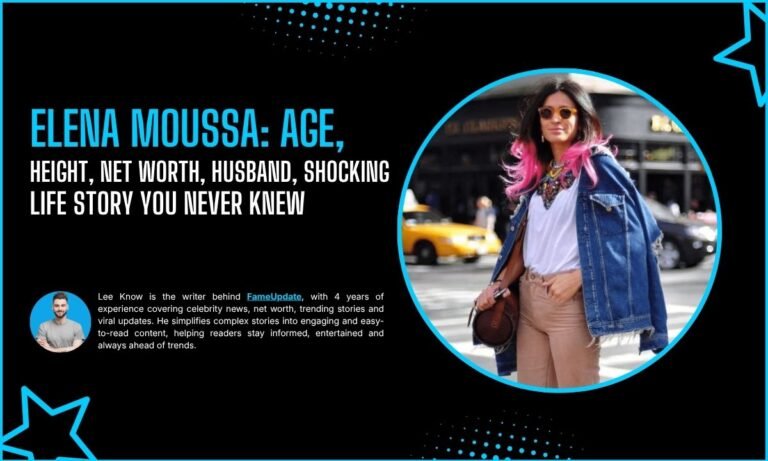Elena Moussa: Age, Height, Net Worth, Husband, Shocking Life Story You Never Knew