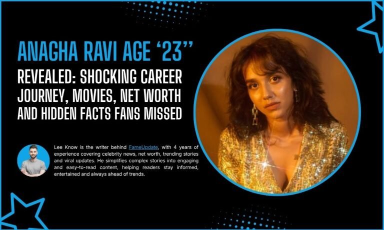 Anagha Ravi Age Revealed: Shocking Career Journey, Movies, Net Worth And Hidden Facts Fans Missed