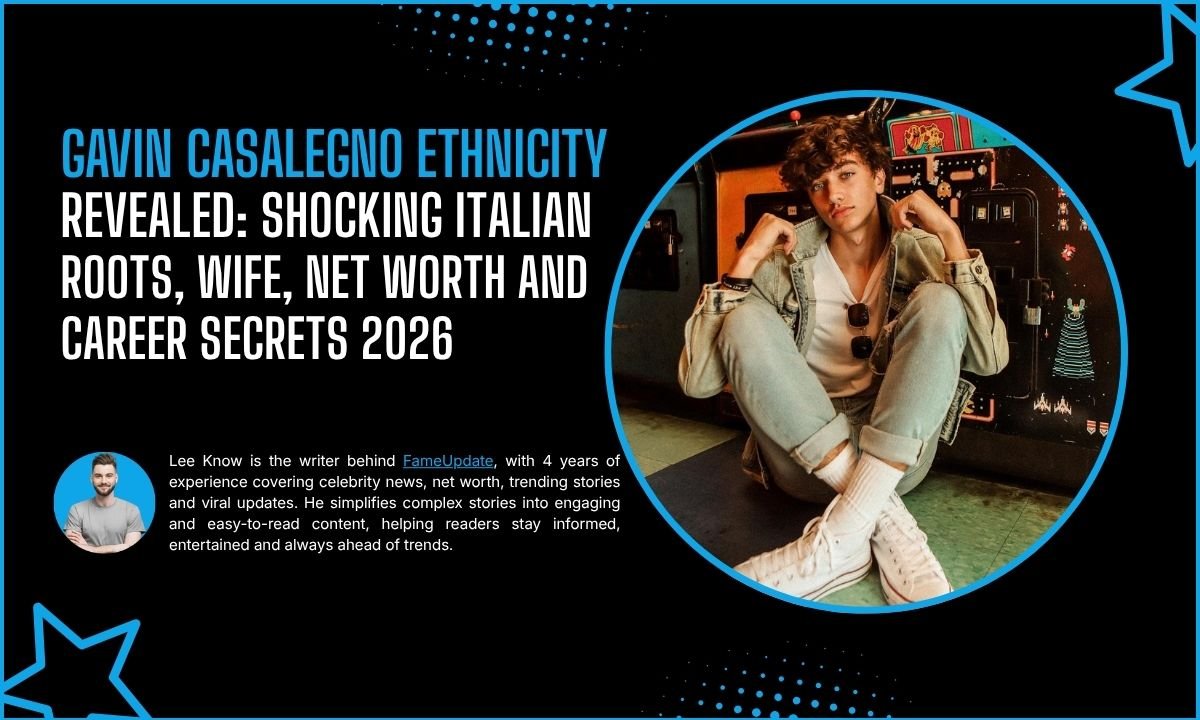 Gavin Casalegno Ethnicity Revealed: Shocking Italian Roots, Wife, Net Worth And Career Secrets 2026