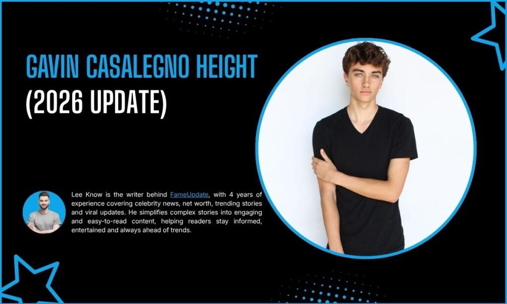 Gavin Casalegno Height
