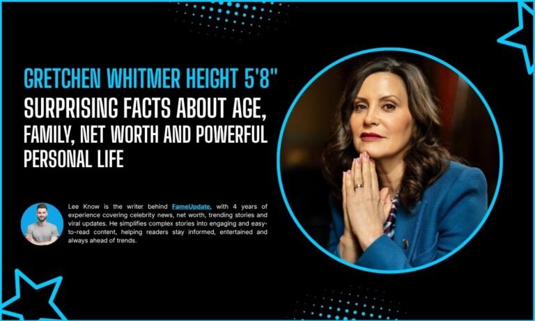 Gretchen Whitmer Height Revealed: Surprising Facts About Age, Family, Net Worth And Powerful Personal Life