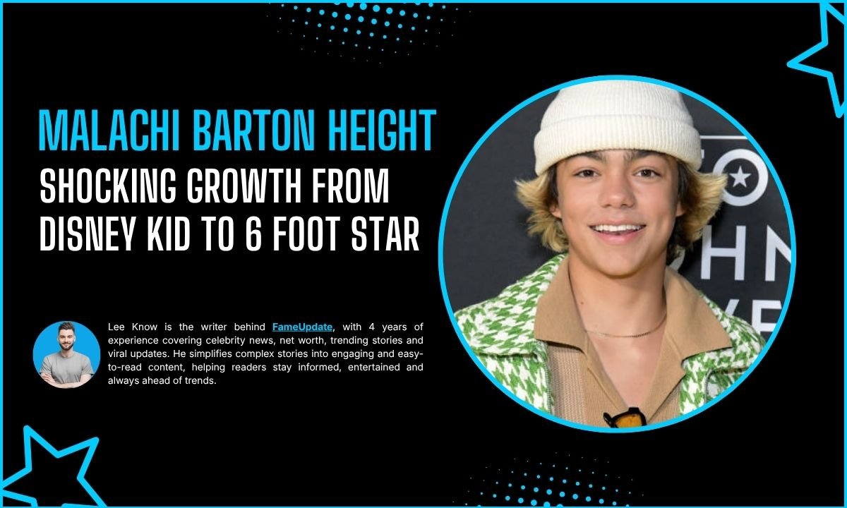 Malachi Barton Height Revealed: Shocking Growth From Disney Kid To 6 Foot Star
