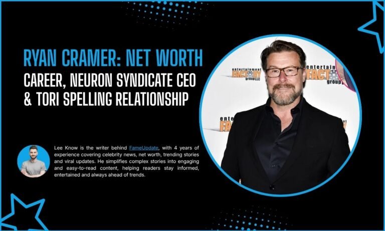 Ryan Cramer: Net Worth, Career, Neuron Syndicate CEO & Tori Spelling Relationship