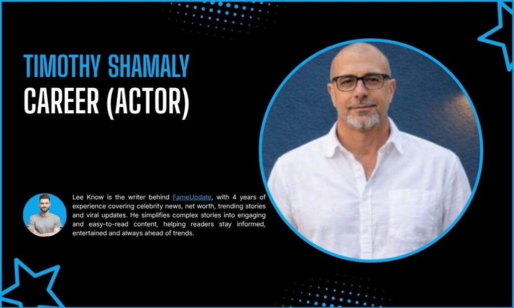 Timothy Shamaly Career