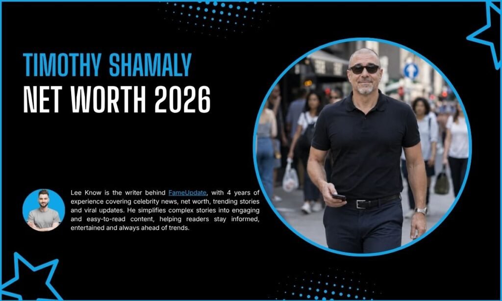 Timothy Shamaly Net Worth