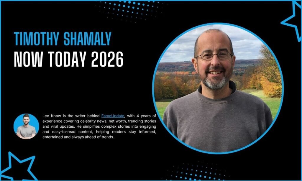 Timothy Shamaly Now Today