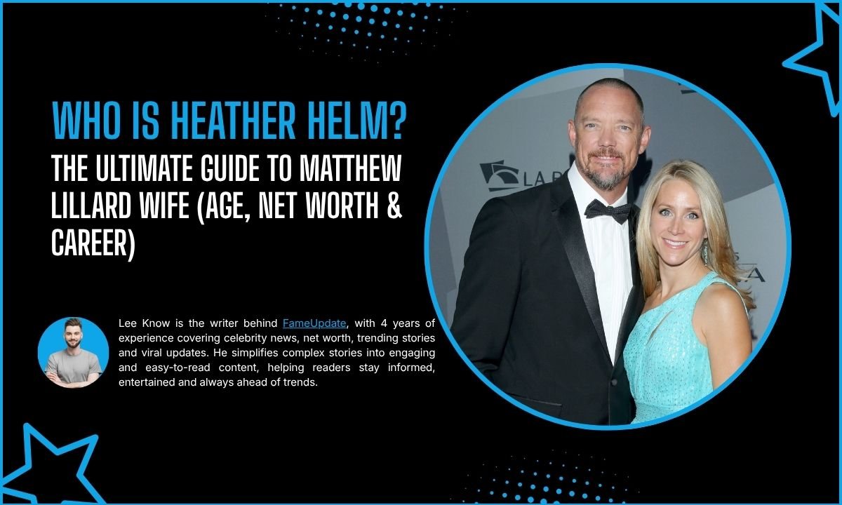 Who Is Heather Helm? The Ultimate Guide To Matthew Lillard Wife (Age, Net Worth & Career)